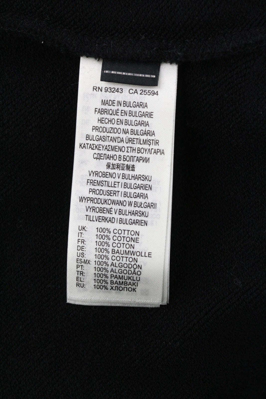 DIESEL F-Reggy-Doval Women Sweatshirt XS Black Pullover Crew Long Sleeve RRP175