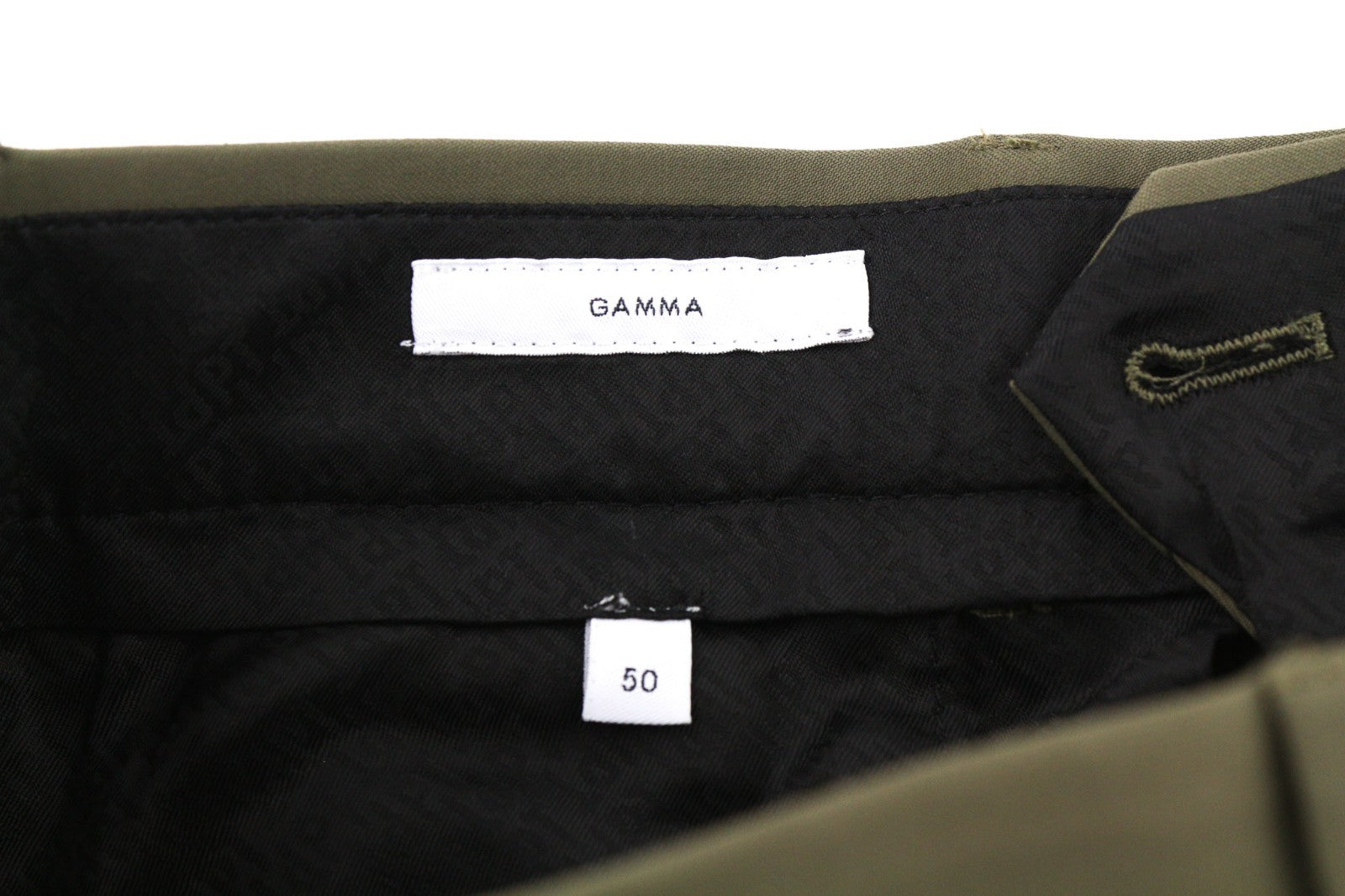 PT TORINO Gamma Men's Trousers 50 W35 Khaki Slim Cargo Stretch Zip Pockets