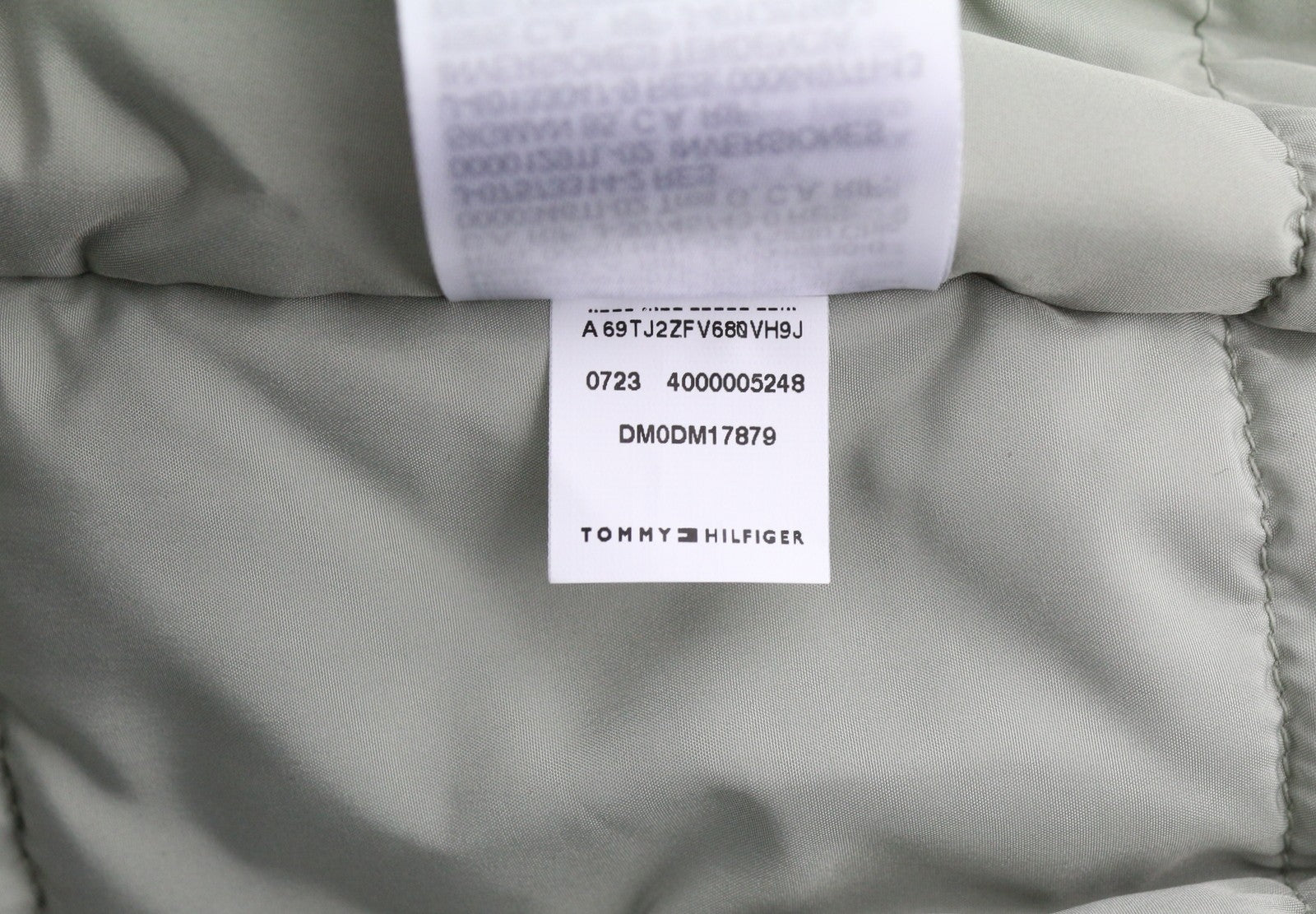 TOMMY HILFIGER Classics Bomber Men Jacket L Faded Willow Padded Bomber RRP260