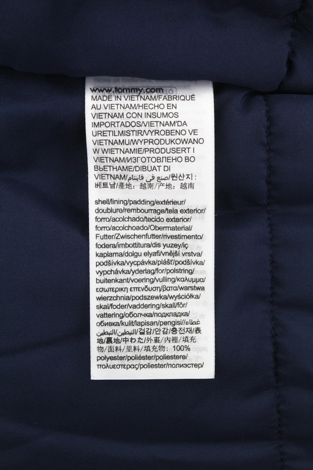 TOMMY HILFIGER Classics Bomber Men Jacket 2XL Night Navy Padded Bomber RRP260
