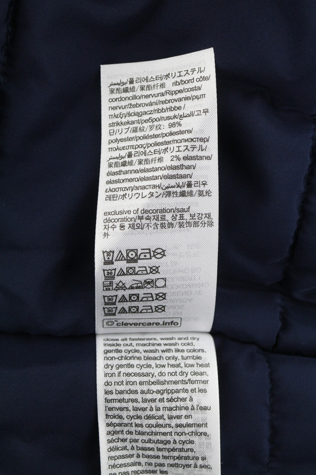 TOMMY HILFIGER Classics Bomber Men Jacket 2XL Night Navy Padded Bomber RRP260