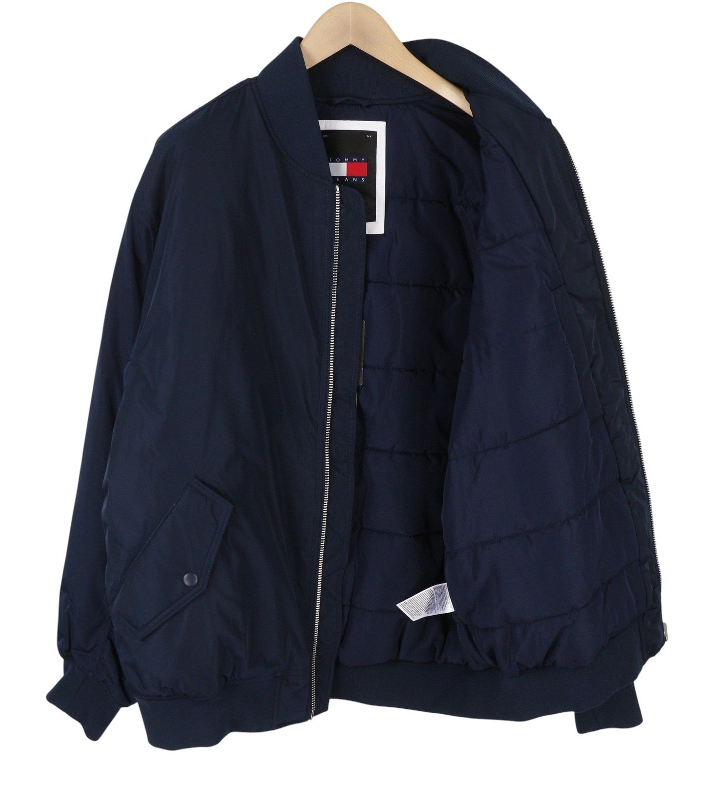 TOMMY HILFIGER Classics Bomber Men Jacket 2XL Night Navy Padded Bomber RRP260