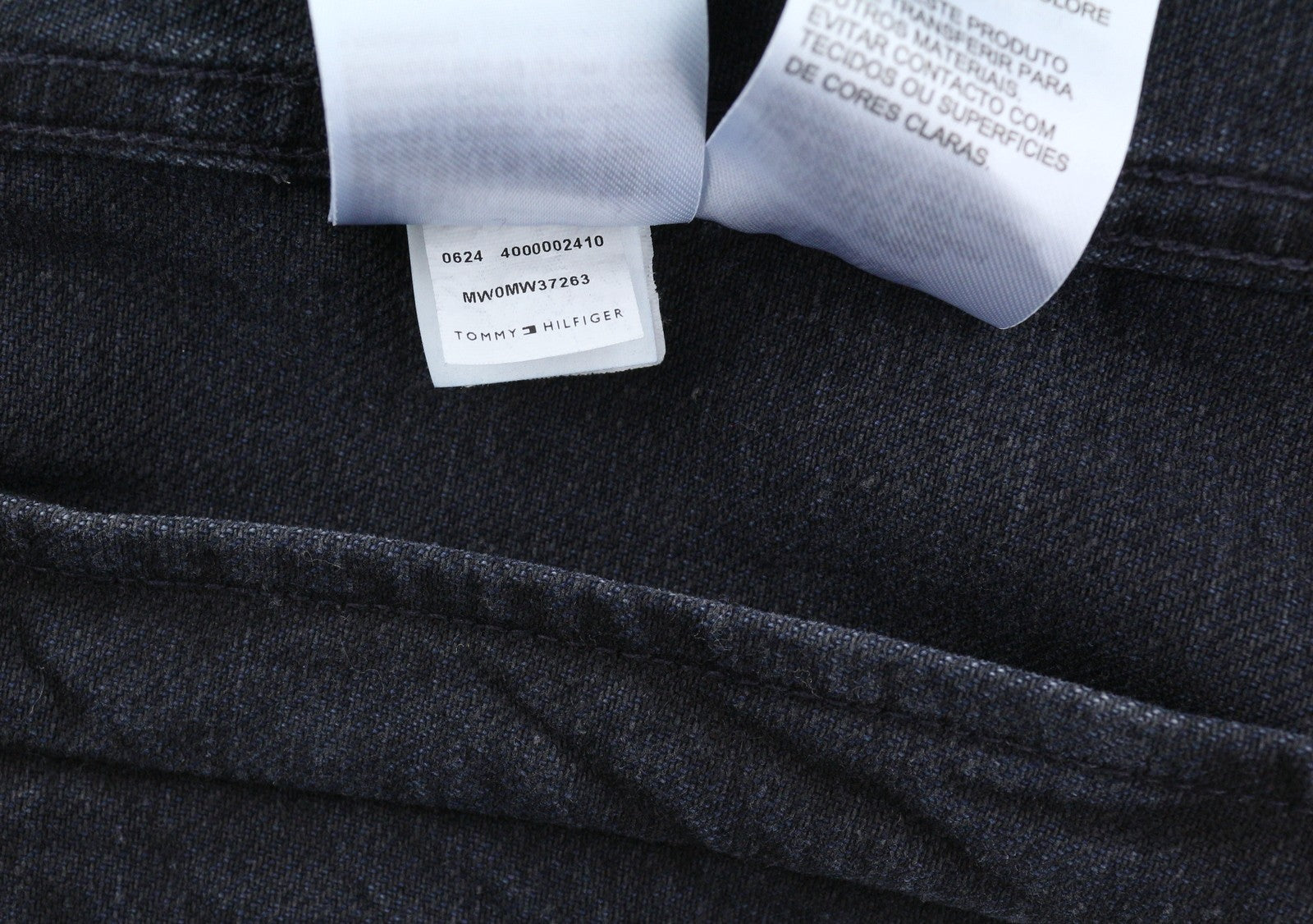 TOMMY HILFIGER Trucker Jkt Rgd Men Jacket M Navy Blue Denim Button-Up RRP159