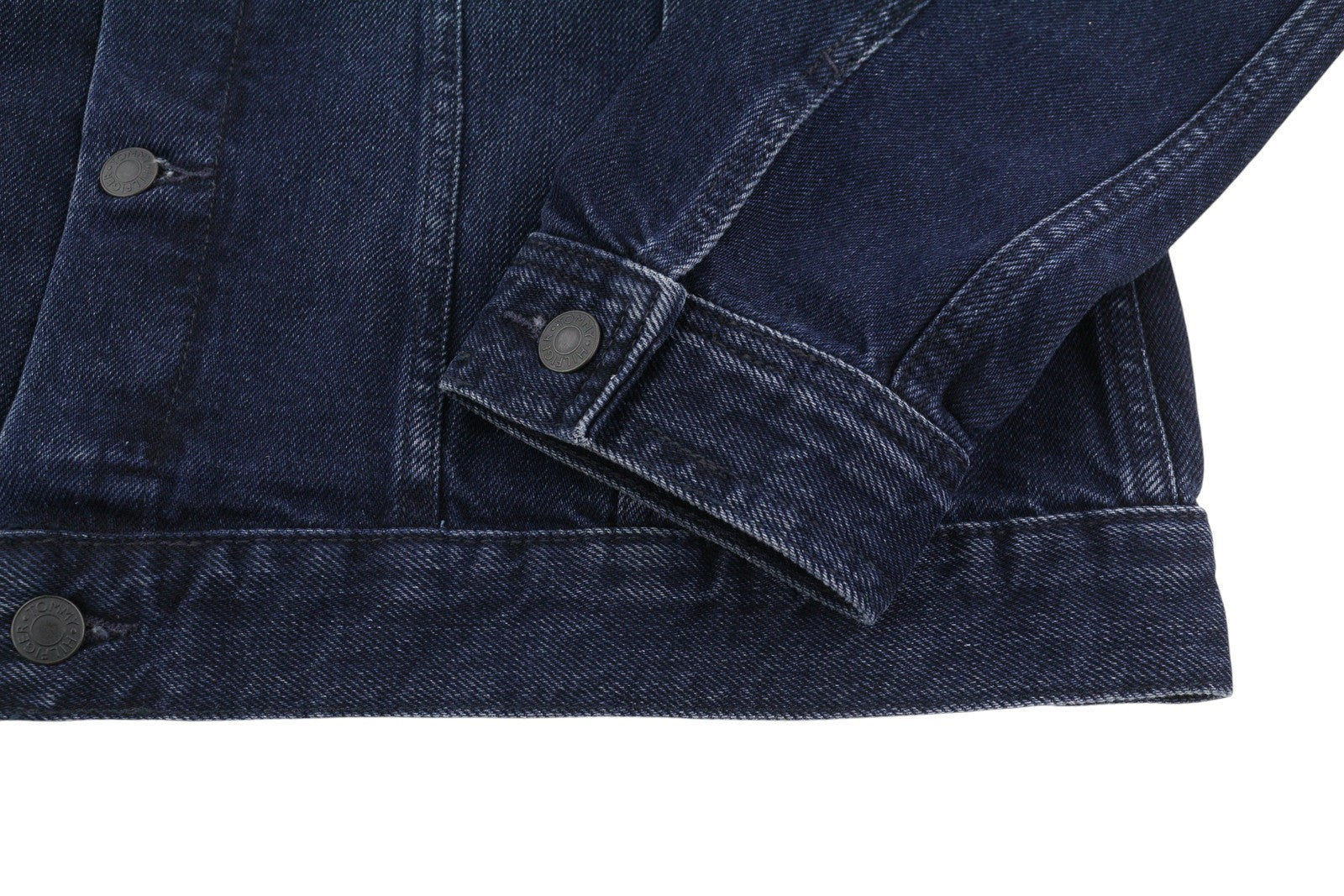 TOMMY HILFIGER Trucker Jkt Rgd Men Jacket M Navy Blue Denim Button-Up RRP159