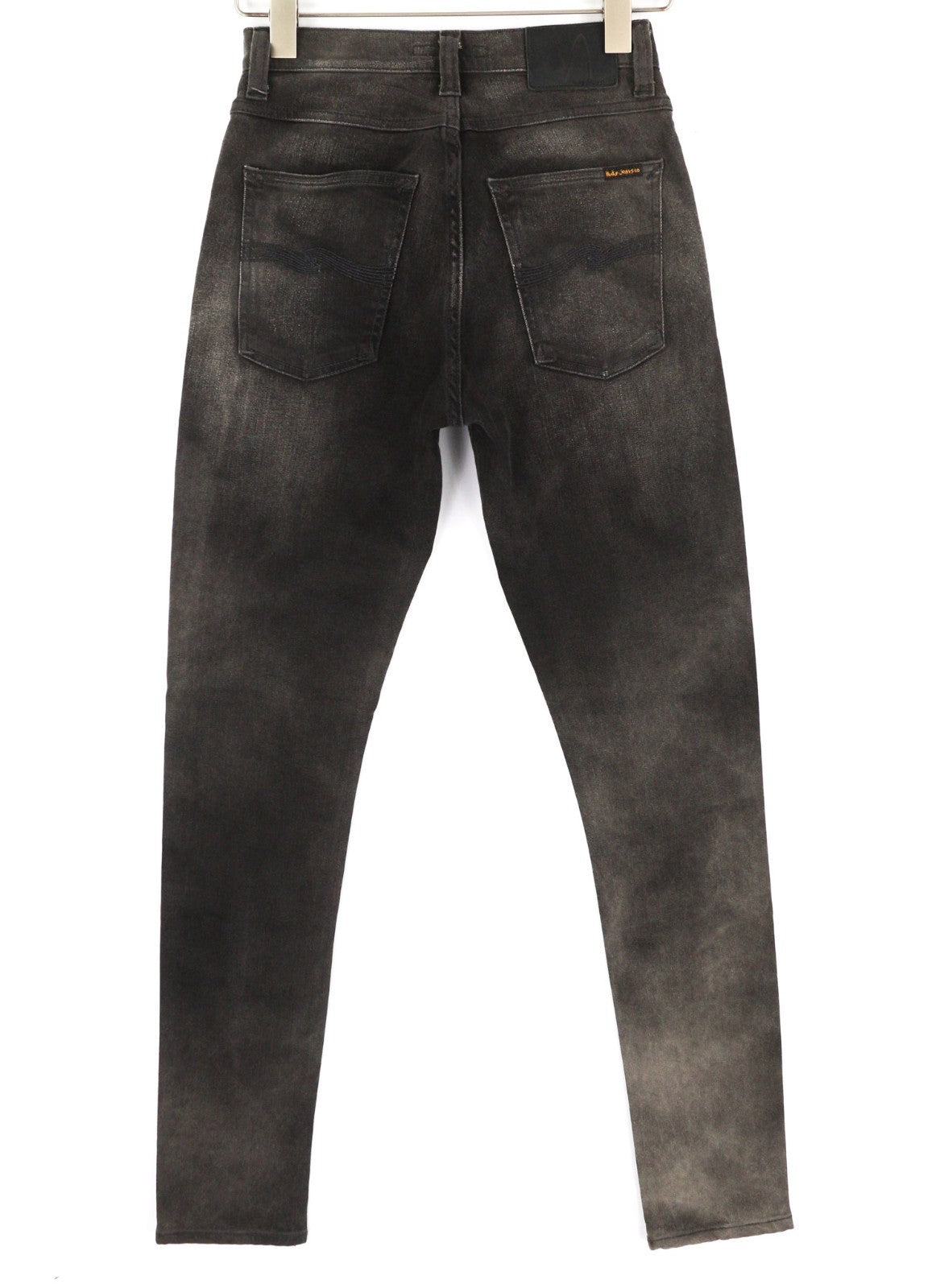 NUDIE JEANS Pipe Led Men's Jeans W28/L32 Grey Marble Organic Skinny Washed