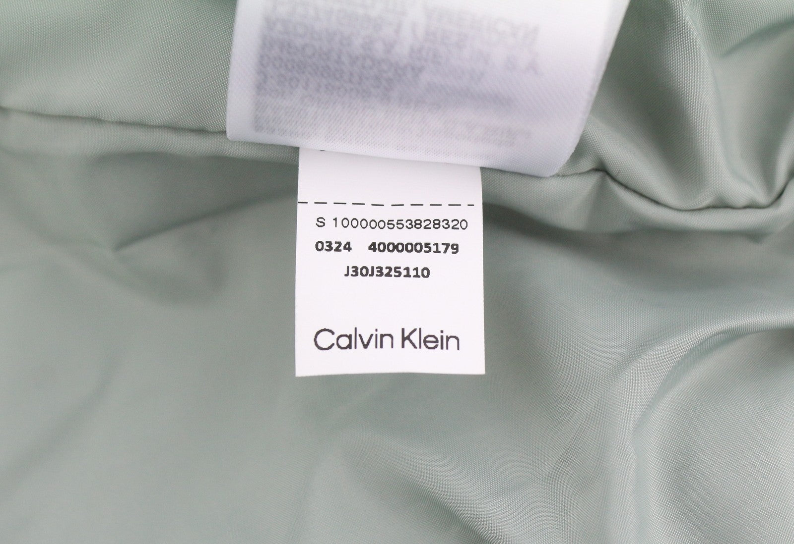 CALVIN KLEIN Men Jacket XL Slate Grey Insulated Full Zip Logo Bomber RRP129