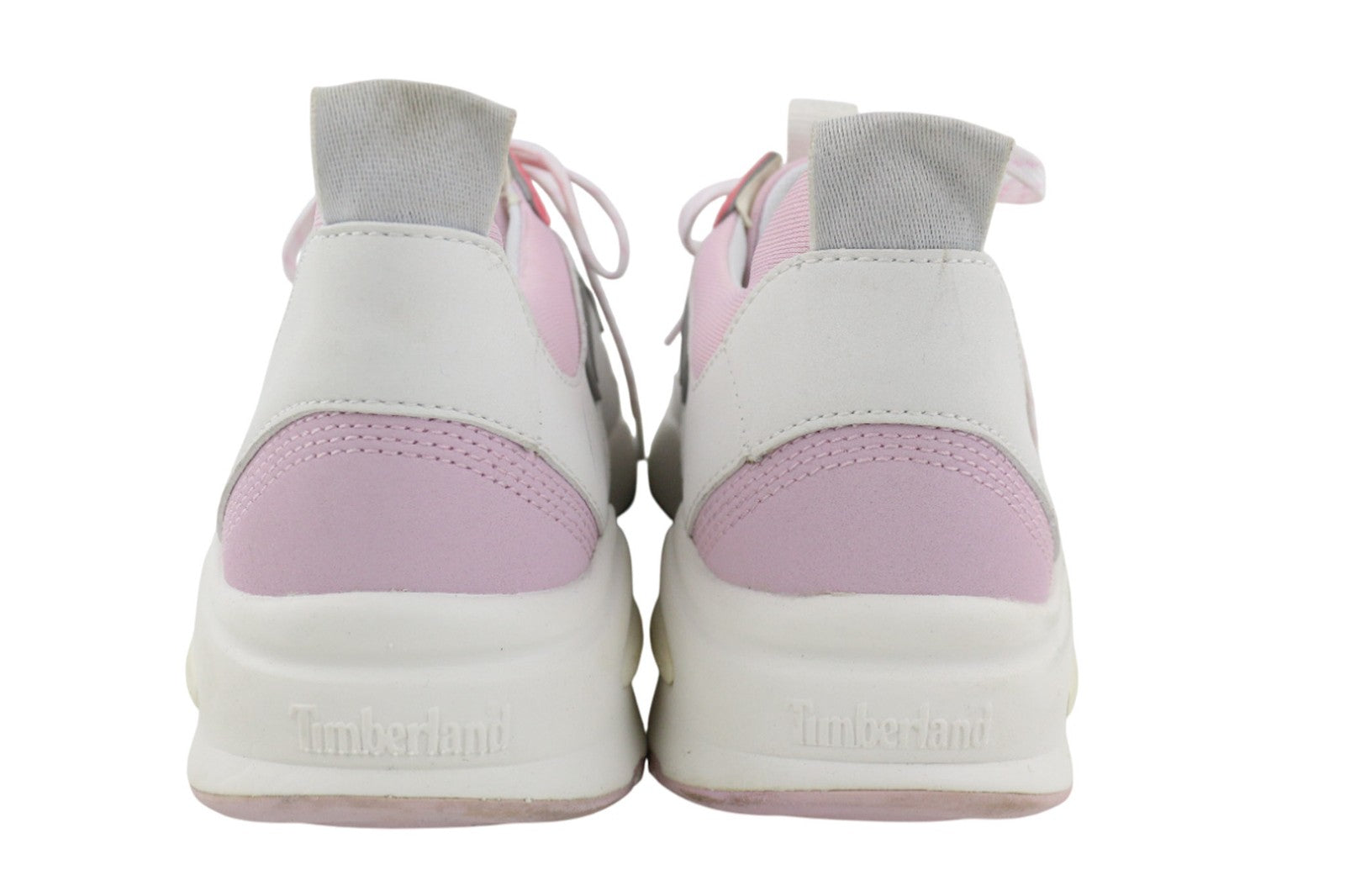 TIMBERLAND A2FM5-A4519 Women's Trainers EU38.5/39 Pink White Low-Top Textile