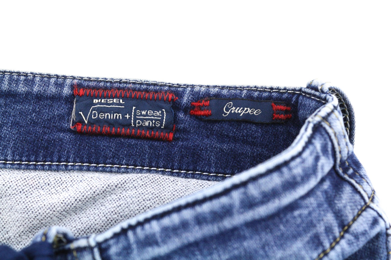 DIESEL Grupee-NE 0607U Women Jeans W25 Jogg Sweat Super Slim Skinny RRP250