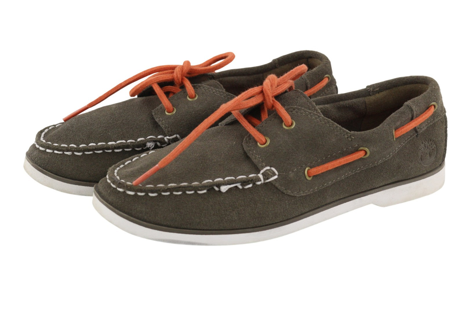 TIMBERLAND A1UHA-A3398 Women's Shoes EU36 Green Khaki Leather Loafers Slip-On