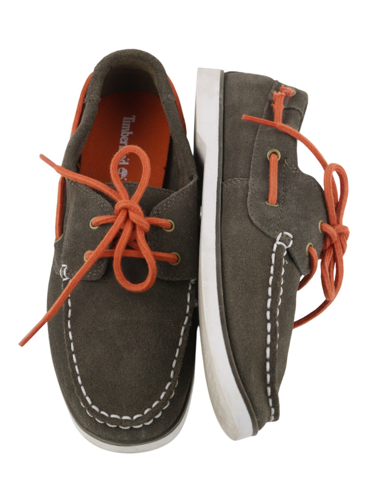 TIMBERLAND A1UHA-A3398 Women's Shoes EU36 Green Khaki Leather Loafers Slip-On