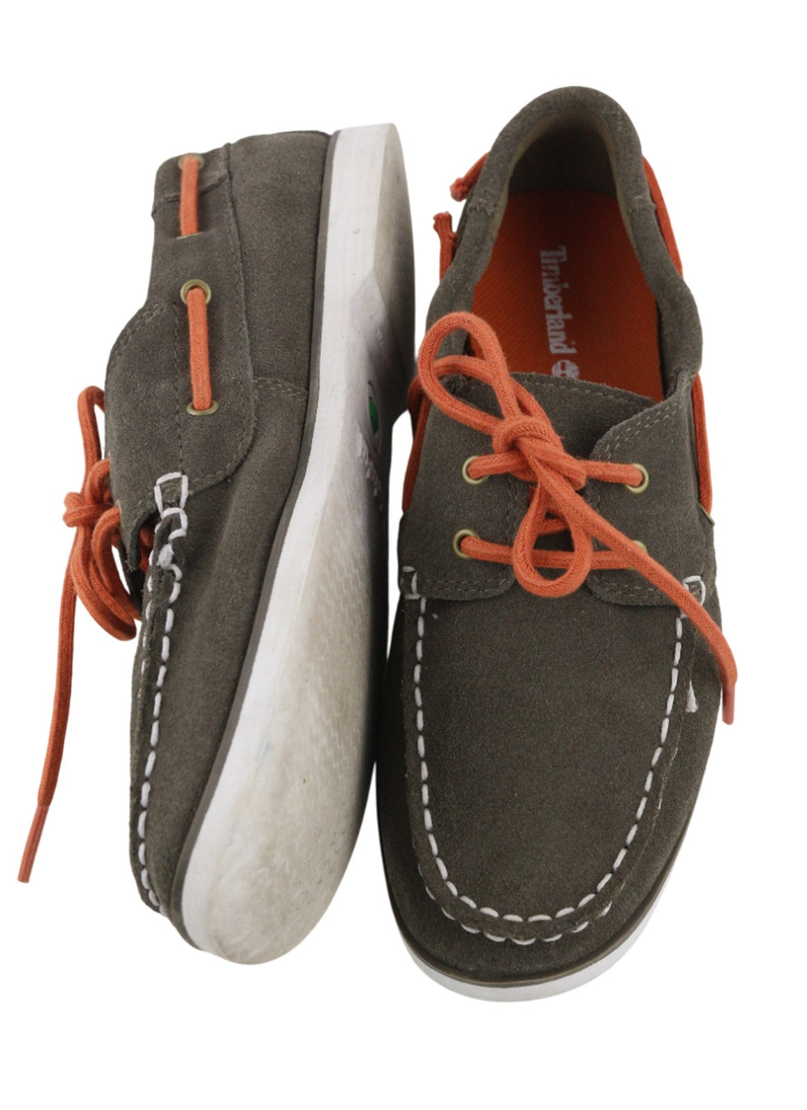 TIMBERLAND A1UHA-A3398 Women's Shoes EU36 Green Khaki Leather Loafers Slip-On