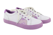 TIMBERLAND A2EPS-A44118 Women's Trainers EU37/37.5 Purple Leather Low-Top Laced