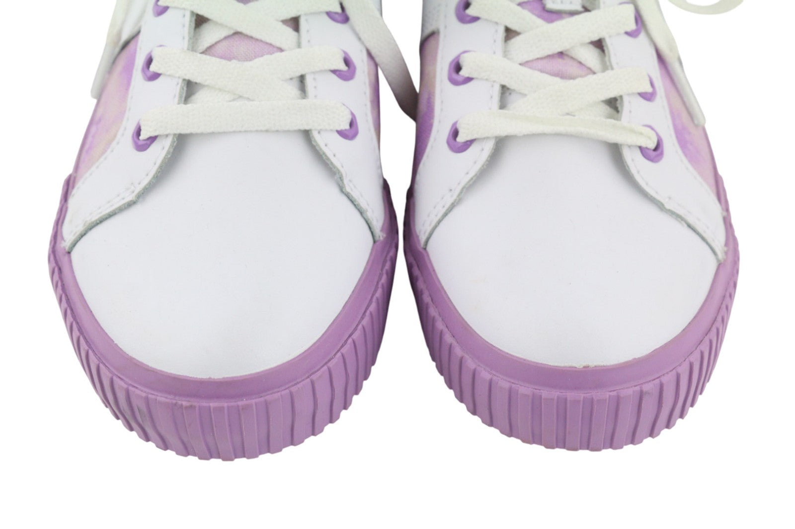 TIMBERLAND A2EPS-A44118 Women's Trainers EU37/37.5 Purple Leather Low-Top Laced