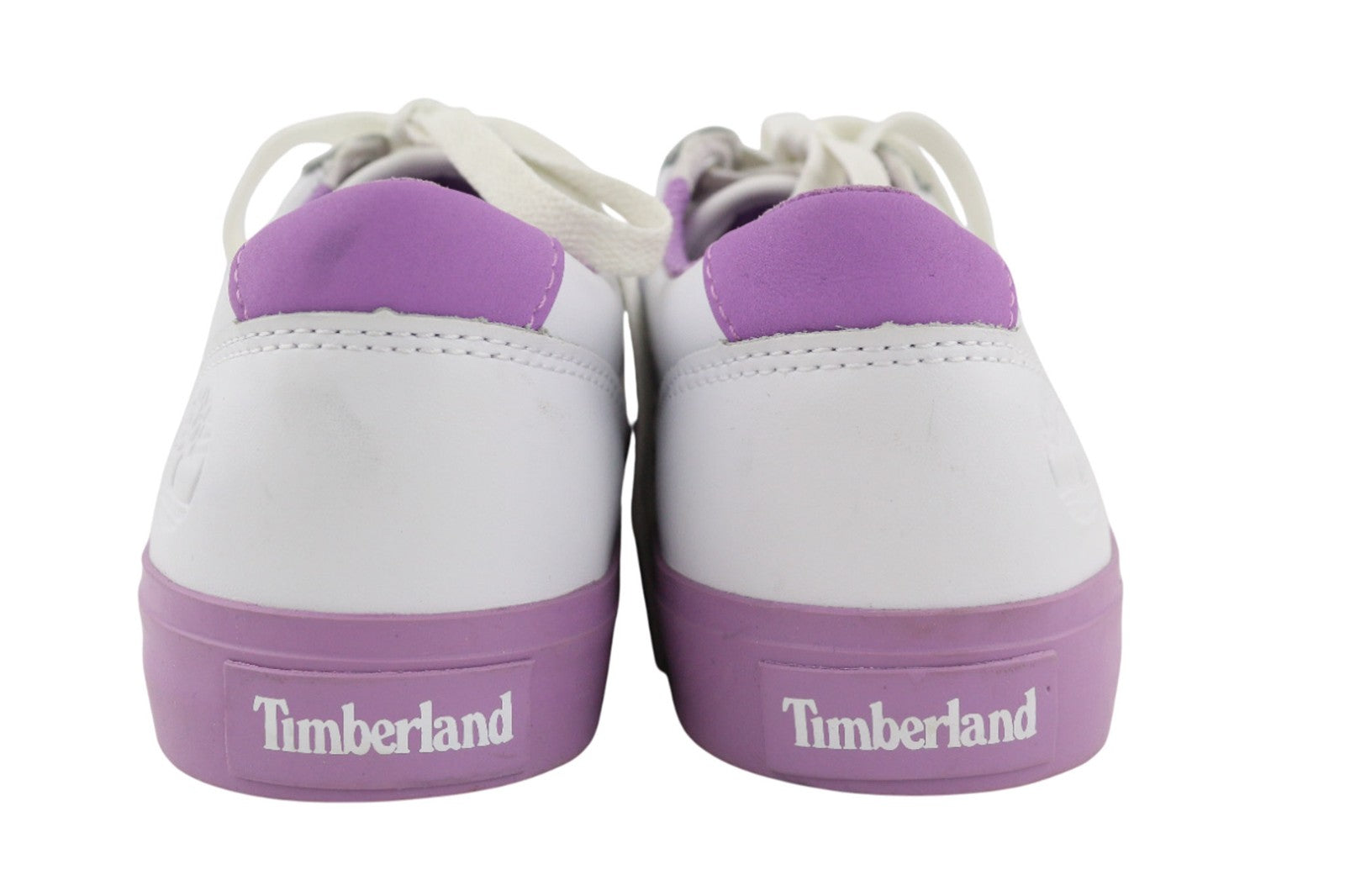 TIMBERLAND A2EPS-A44118 Women's Trainers EU37/37.5 Purple Leather Low-Top Laced