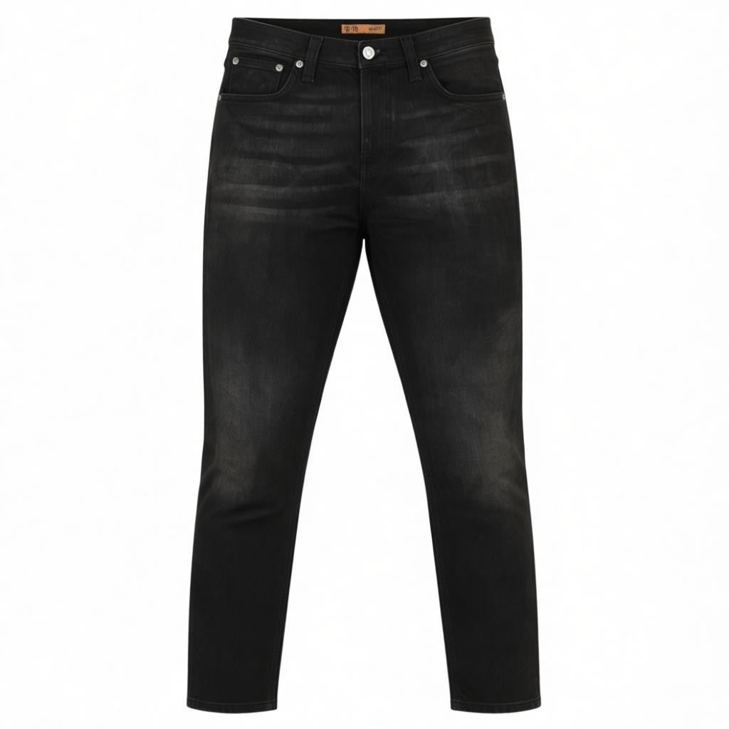 NUDIE JEANS Pipe Led Men's Jeans W30/L32 Grey Marble Organic Skinny Washed Zip