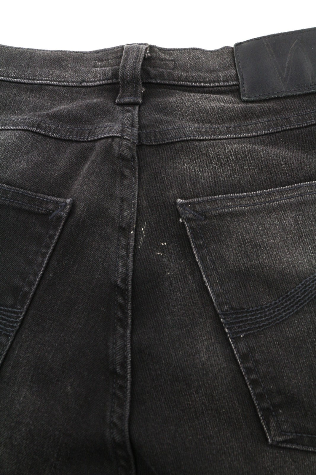 NUDIE JEANS Pipe Led Men's Jeans W30/L32 Grey Marble Organic Skinny Washed Zip