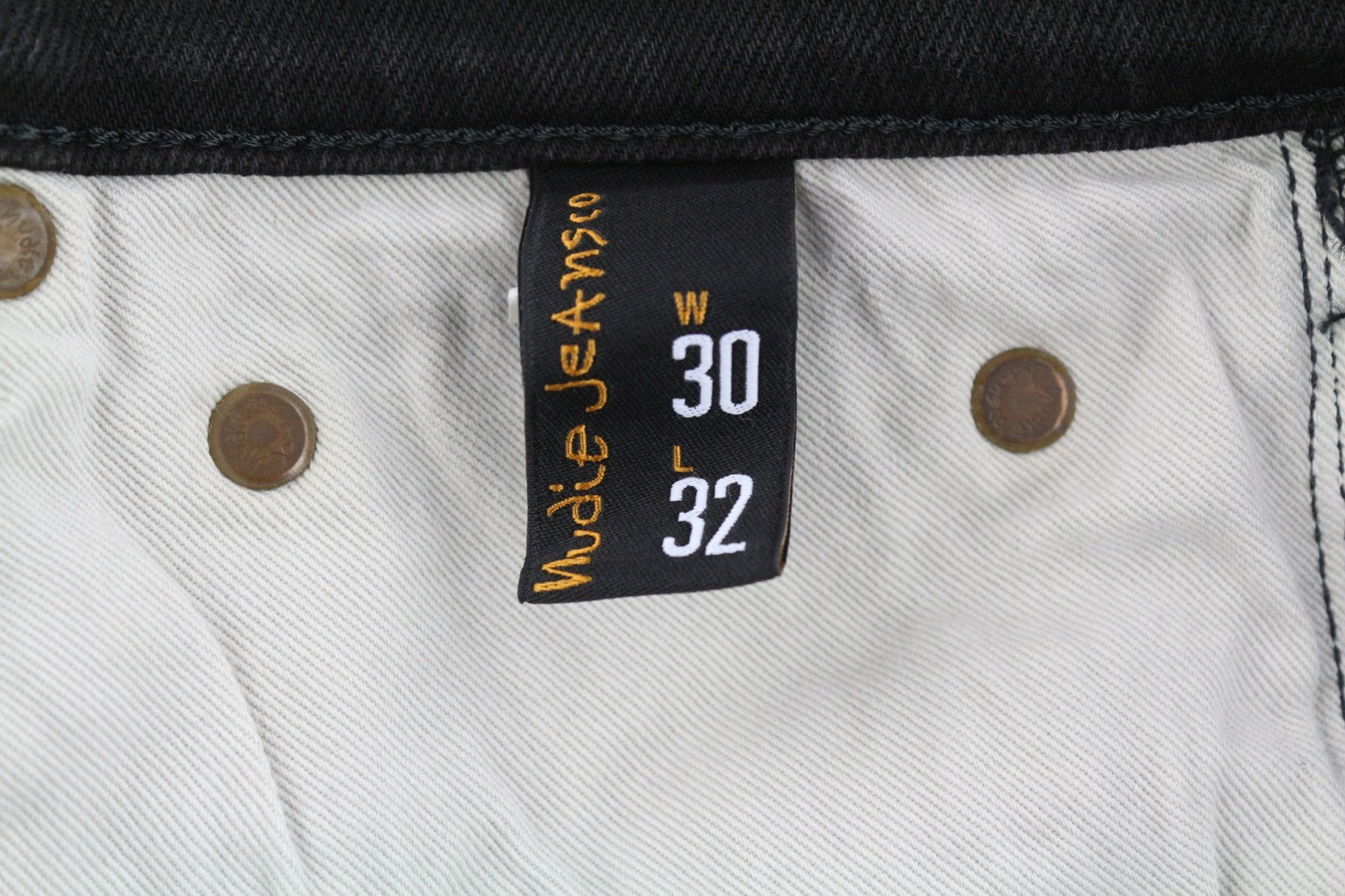 NUDIE JEANS Pipe Led Men's Jeans W30/L32 Grey Marble Organic Skinny Washed