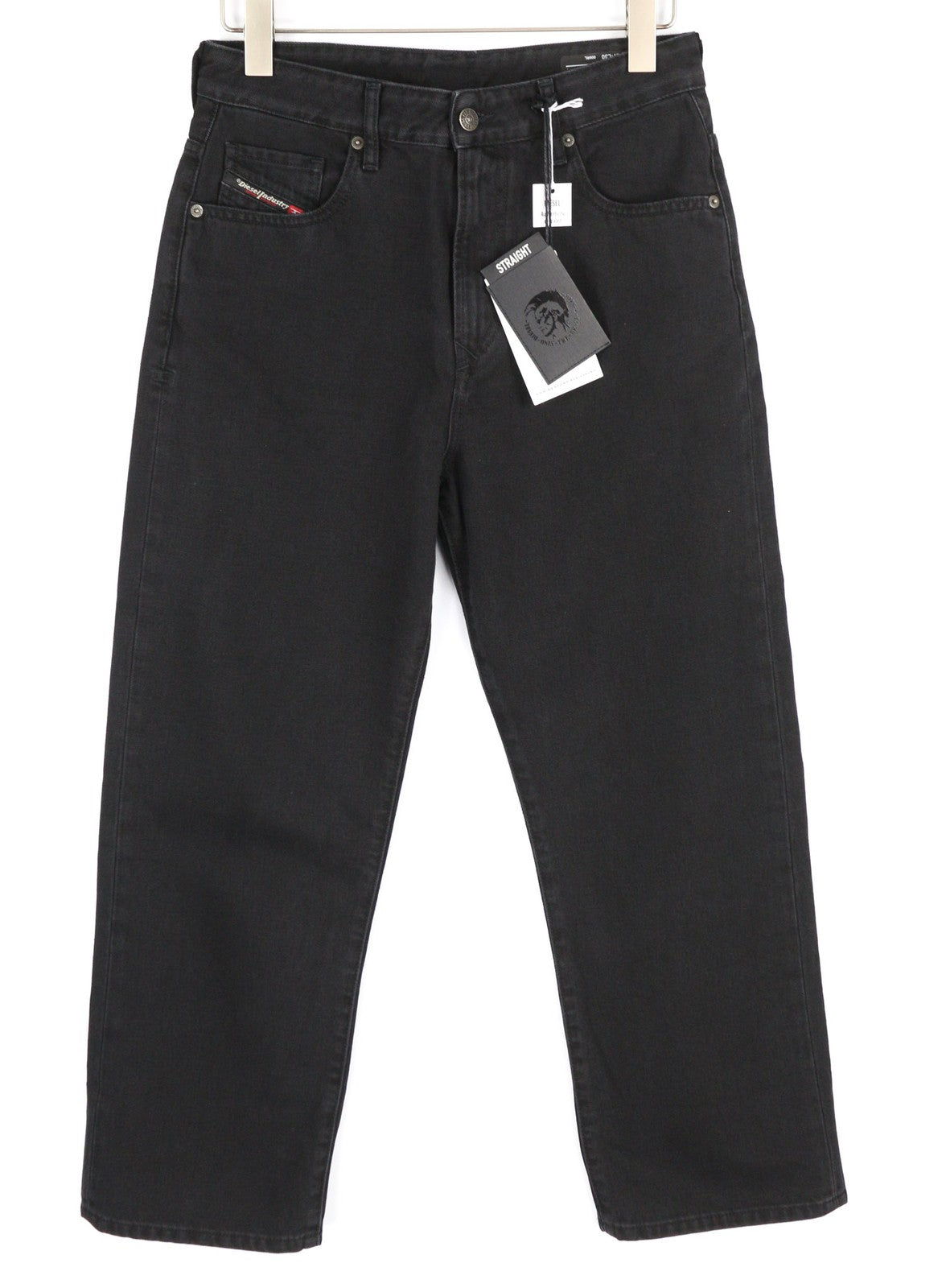 DIESEL D-Reggy 009RL Women's Jeans W27/L30 Black Straight Pure Cotton Everyday