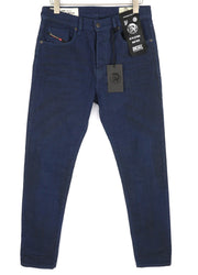 DIESEL D-Mharky-SP4 0078D Men's Jeans W32/L32 Slim Skinny Blue Stretch Denim