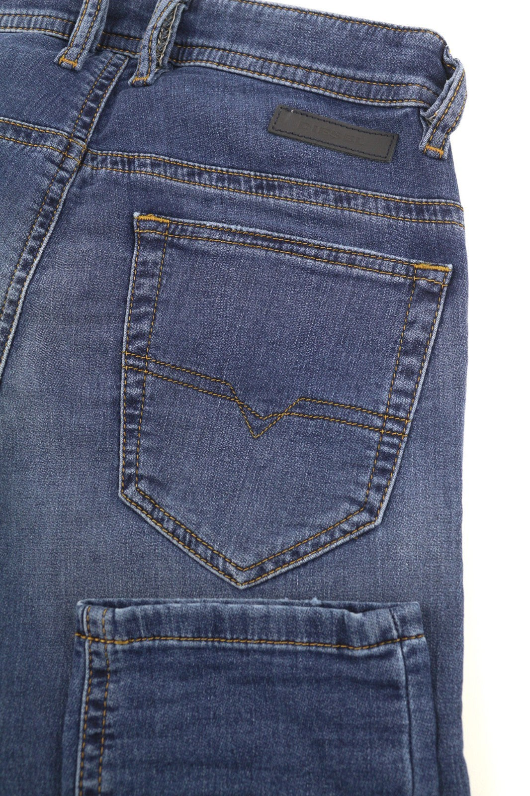 DIESEL Thommer CB-NE 0699Y Men's Jeans W26 Blue Jogg Sweat Slim Stretch Wash