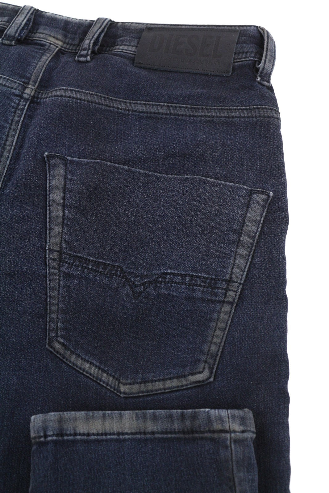 DIESEL Krooley CB-NE 069HY Men's Jeans W26 Blue Jogg Sweat Tapered Stretch