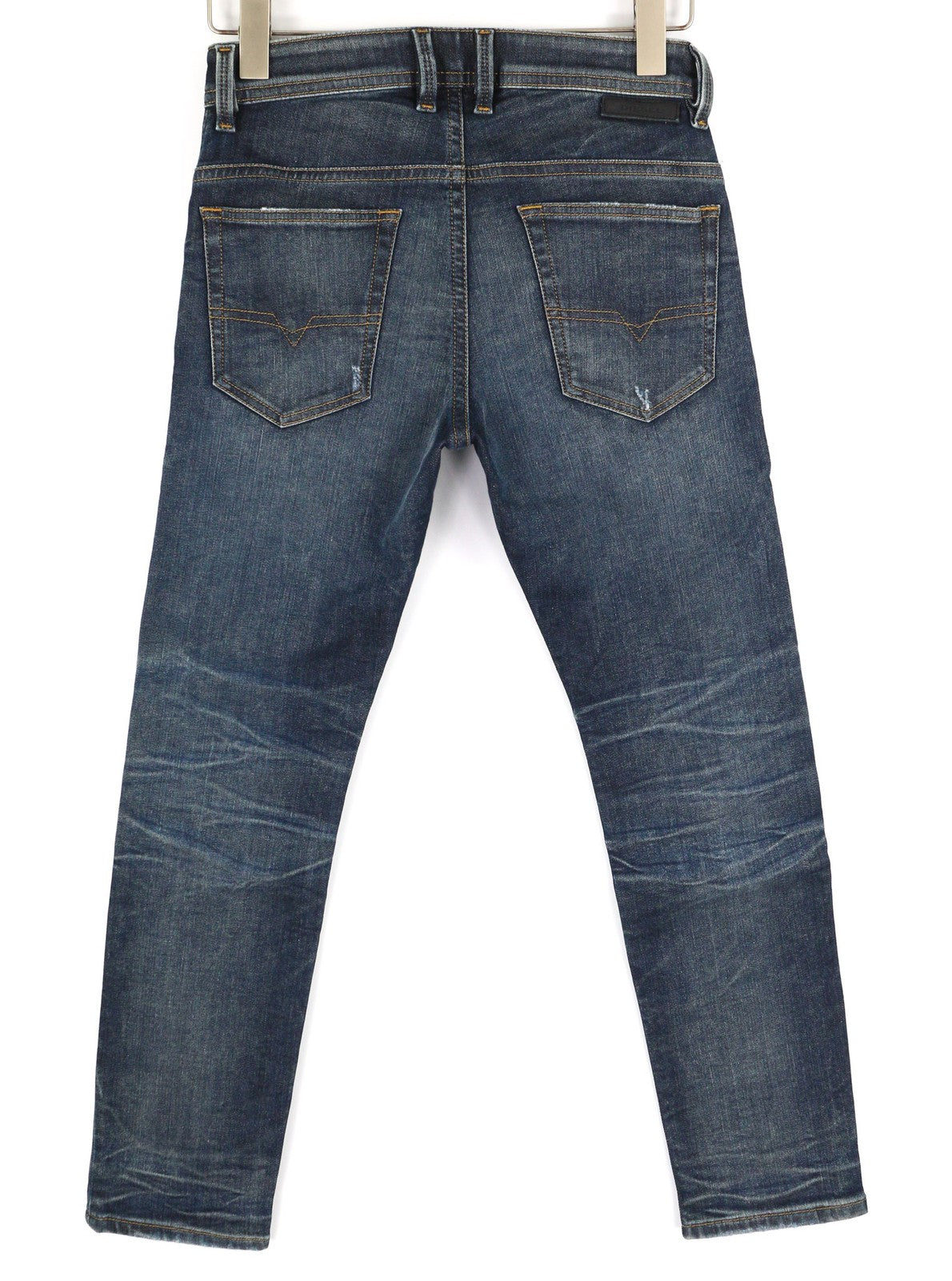 DIESEL Thommer-T 087AI Men's Jeans W26 Blue Jogg Sweat Slim Distressed Style