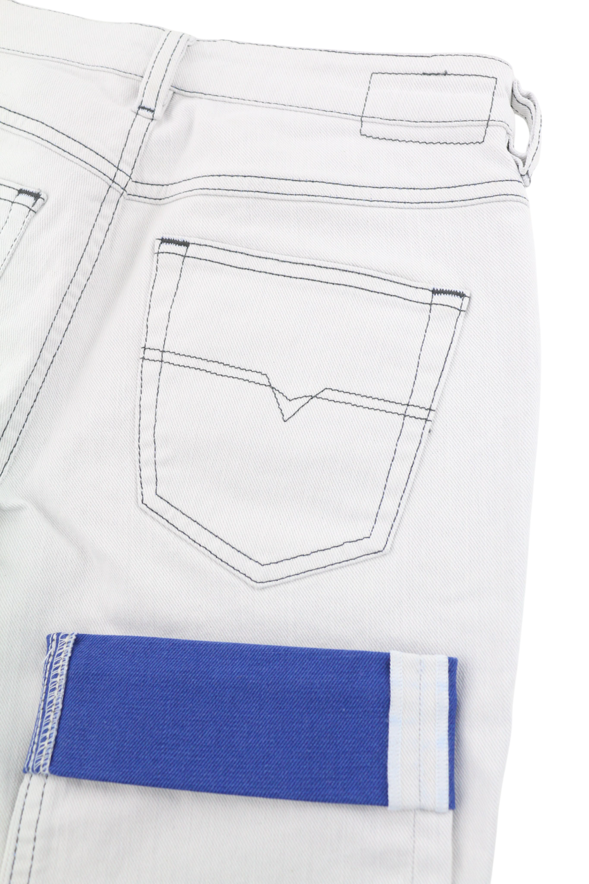 DIESEL Belthy Ankle-C1 0682M Women's Jeans W23/L32 Blue Slim Straight Stretch