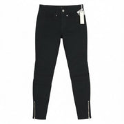 DIESEL P-Amal 00SJLC 0GAJK Women's Trousers W27 Black Skinny Stretch Zip RRP170