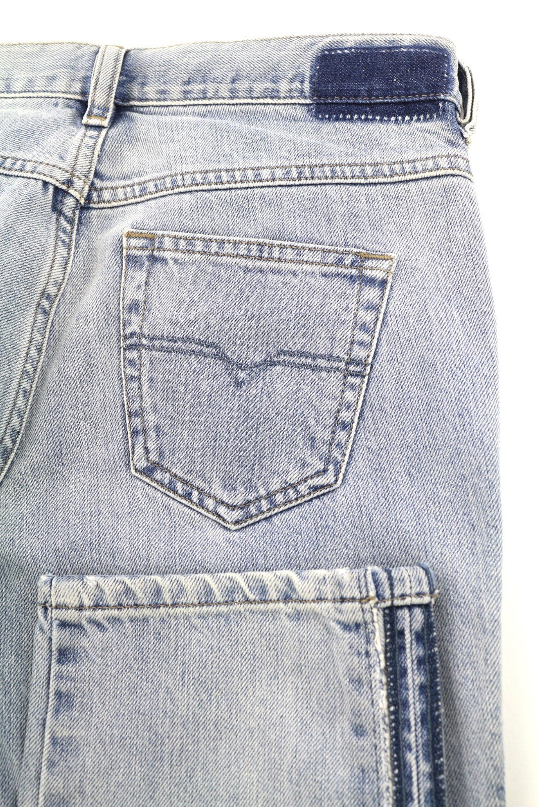 DIESEL Belthy Ankle-C 084FC Women's Jeans W24/L30 Blue Slim Straight Cotton