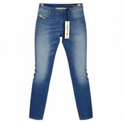 DIESEL Grupee-NE 0837T Women's Jeans W27 Blue Jogg Sweat Super Slim Skinny