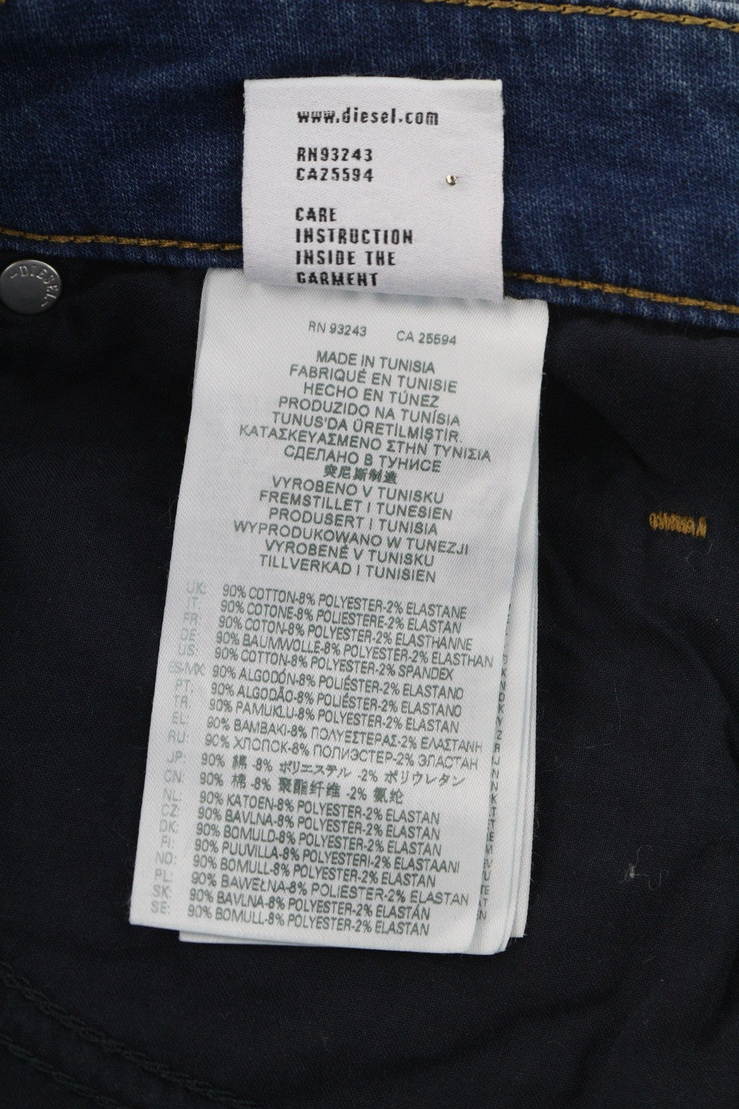 DIESEL Candys Jogg 069HC Women's Jeans W29 Blue Relaxed Sweat Boyfriend Fit