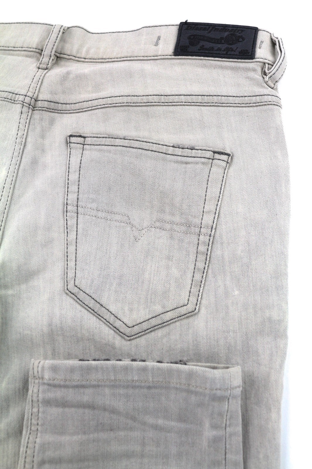 DIESEL D.N.A. Belthy 0676M Women's Jeans W27/L32 Grey Slim Straight RRP180