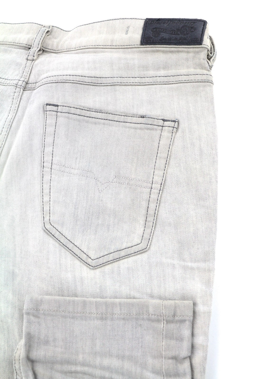 DIESEL D.N.A. Belthy 0676M Women's Jeans W27/L32 Grey Slim Straight RRP180