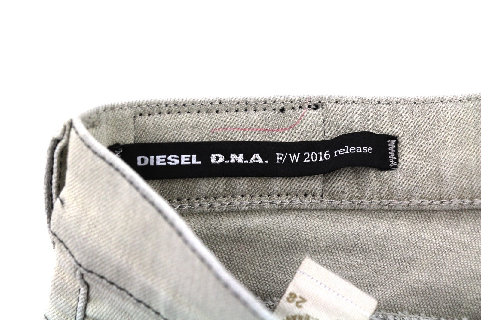 DIESEL D.N.A. Belthy 0676M Women's Jeans W28/L32 Grey Straight Slim RRP180