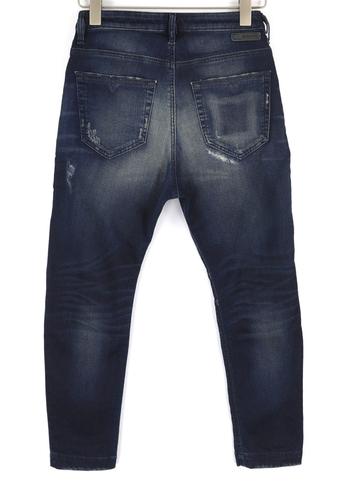 DIESEL Eazee-NE 0662K Women's Jeans W25 Blue Jogg Sweat Boyfriend Crop Style