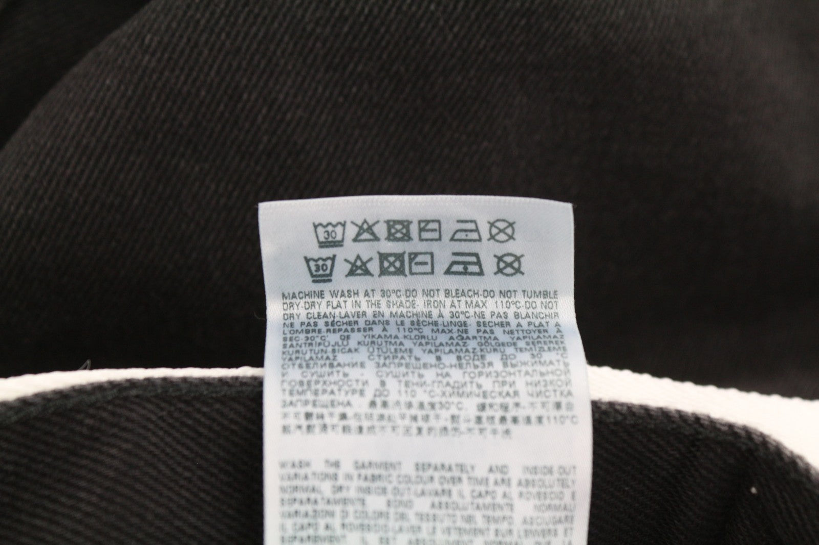 DIESEL De-Ronny-Sp Women's Skirt W26 Black Denim Washed Midi Belted Back Split