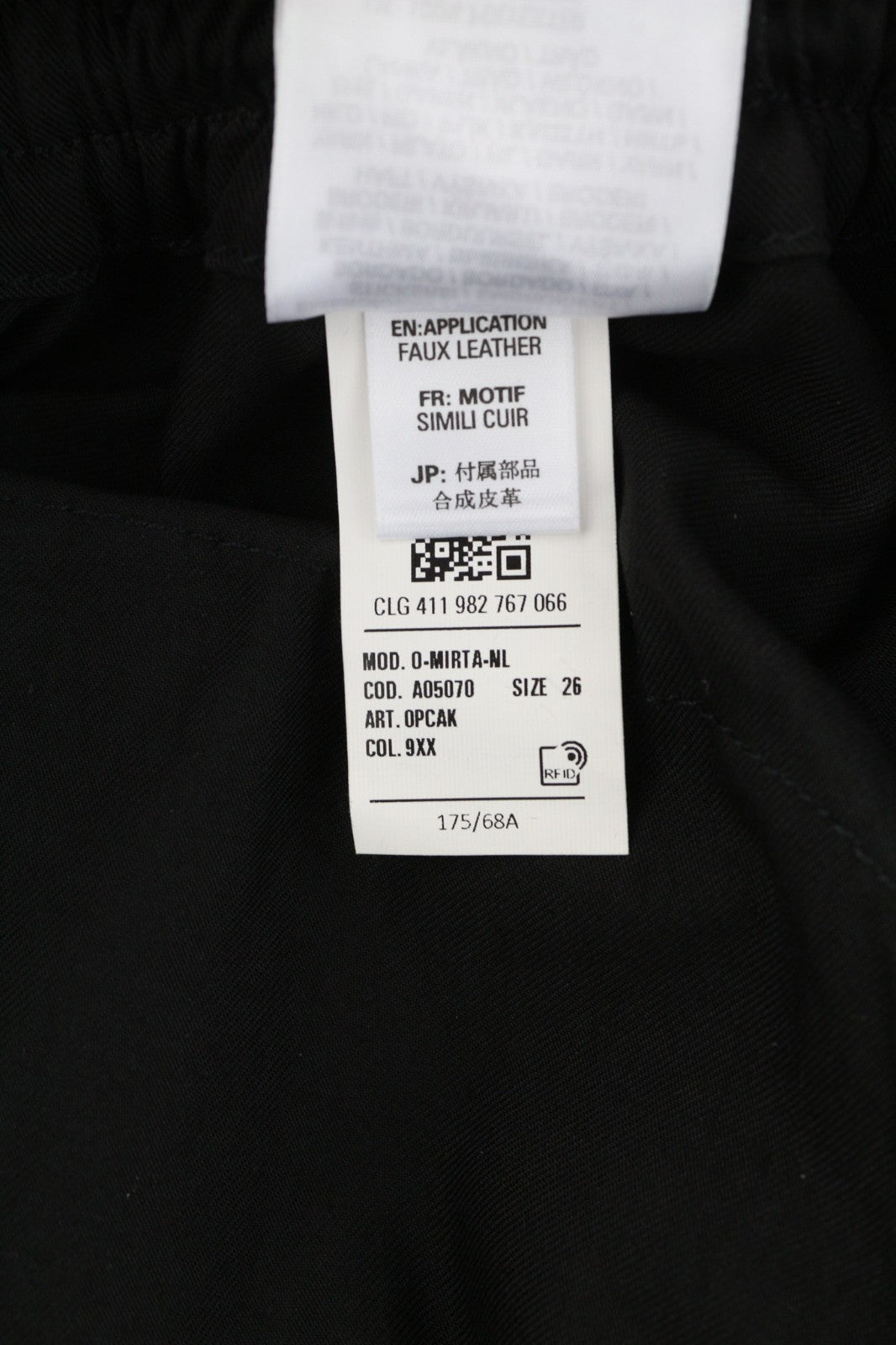 DIESEL O-Mirta-NL Women Skirt W26 Black Midi Elastic Waist Patch Pocket RRP275