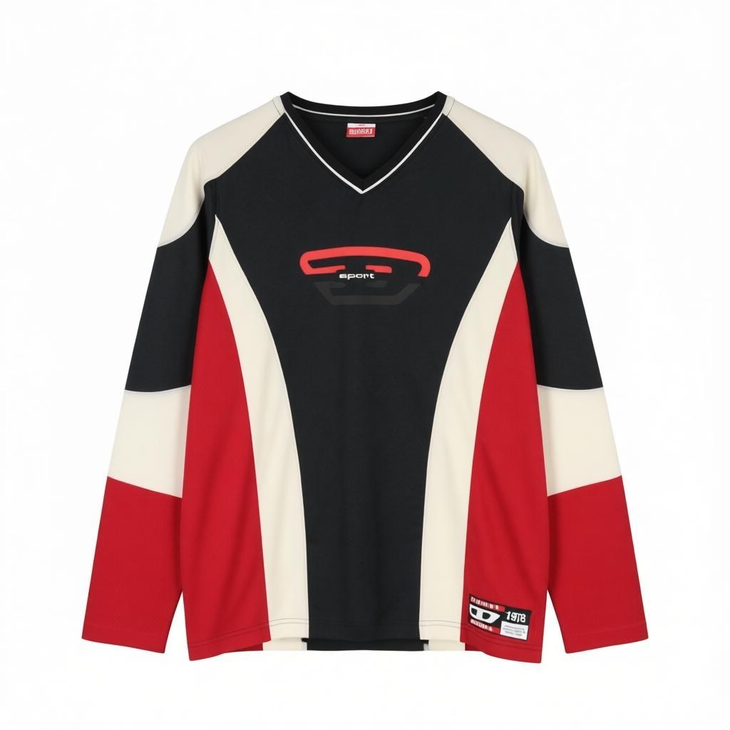 DIESEL Amtee-Breakdon-HT07 Men's Sweatshirt S V-Neck Sport Long Sleeve RRP150