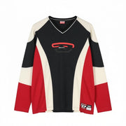 DIESEL Amtee-Breakdon-HT07 Men's Sweatshirt S V-Neck Sport Long Sleeve RRP150