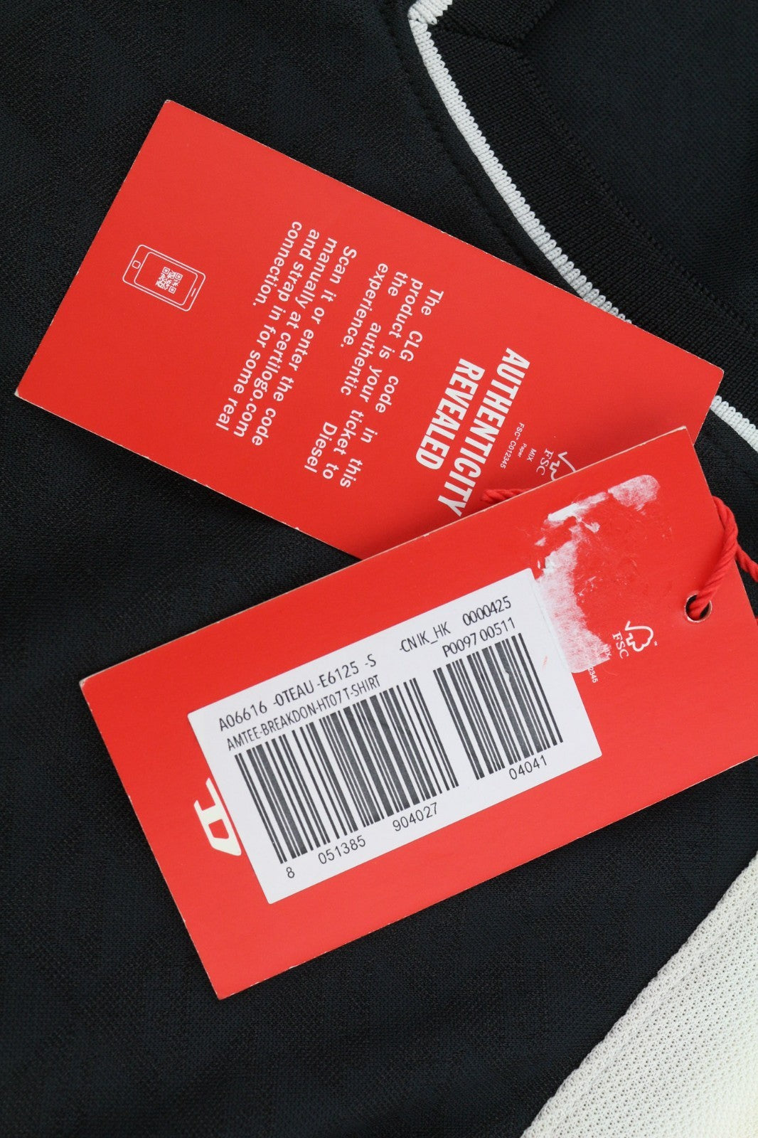 DIESEL Amtee-Breakdon-HT07 Men's Sweatshirt S V-Neck Sport Long Sleeve RRP150