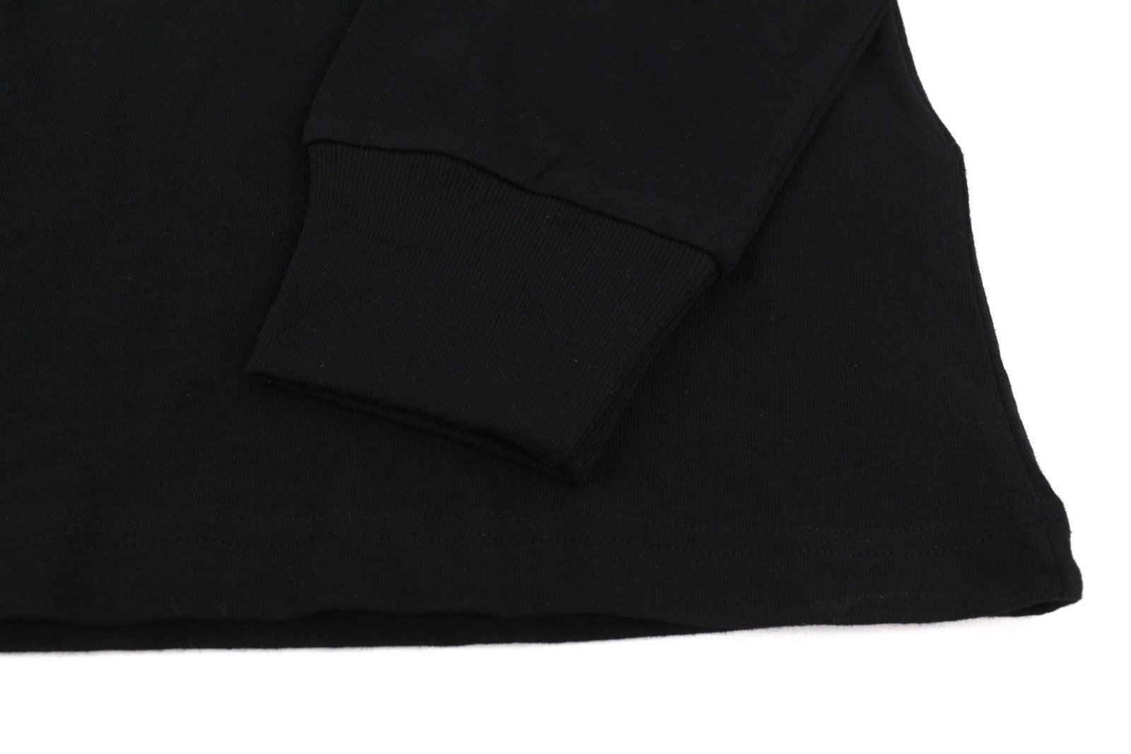 DIESEL T-Just-LS-C3 Men's Sweatshirt M Black Crew Pullover Logo Long Sleeve