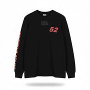 DIESEL T-Just-LS-C3 Men's Sweatshirt L Black Logo Crew Pullover Long Sleeve