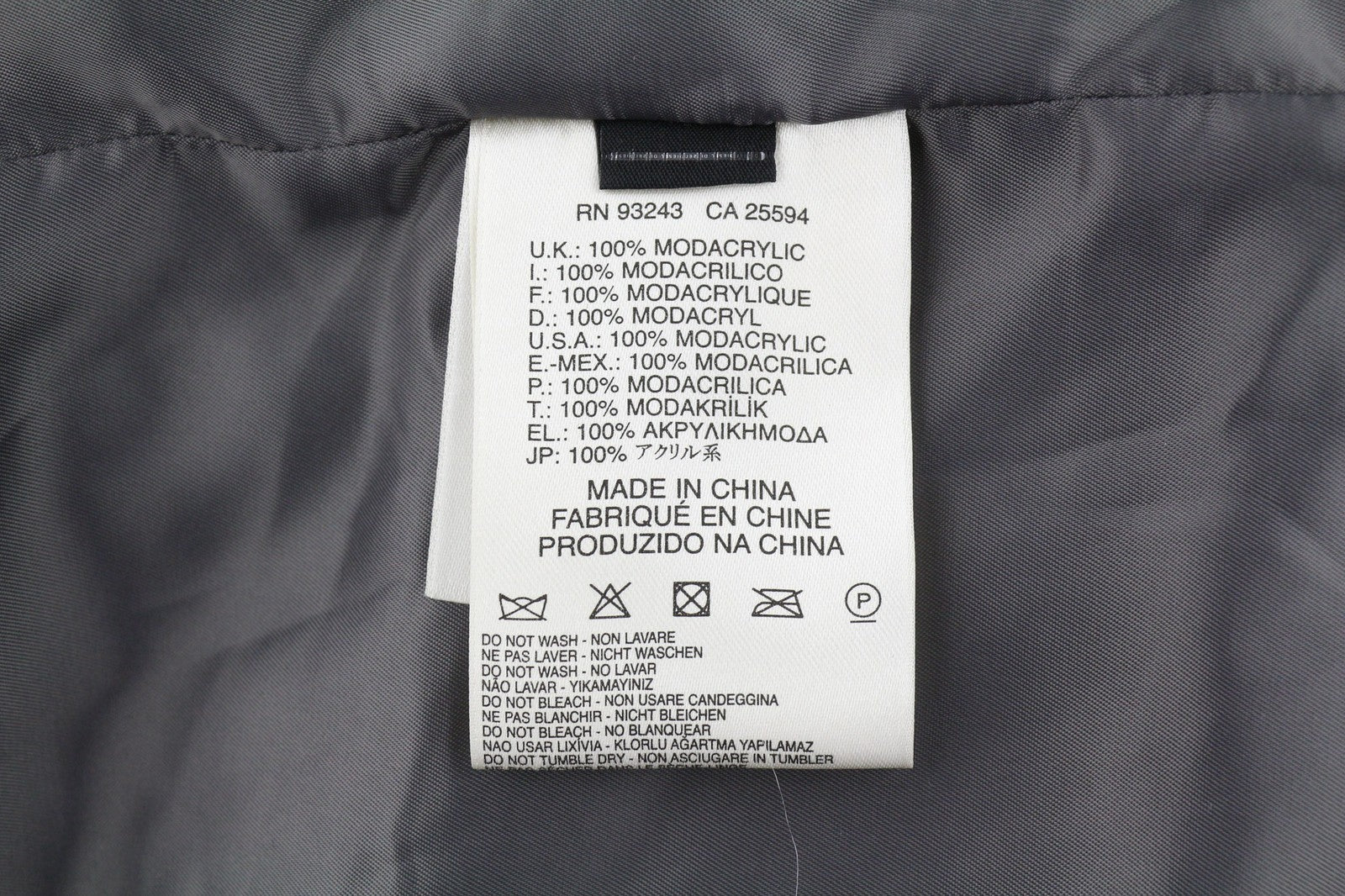 DIESEL L-Angus-A Women's Waistcoat M Faux Fur Striped Print Black & White