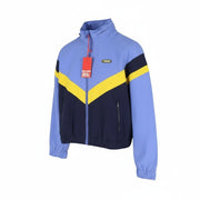 DIESEL Awwt-Swiftor-HT24 Women's Jacket M Blue Mesh Lined Hidden Hood RRP195