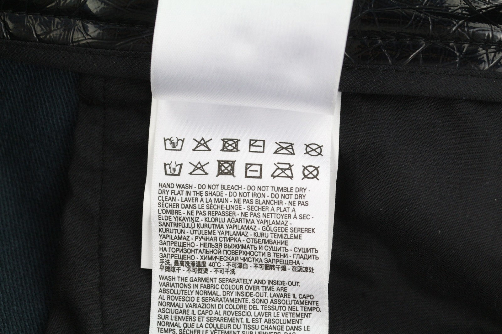 DIESEL P-Arcy Women's Trousers W26 Black Coated Slim Fit Shiny Zipper RRP225