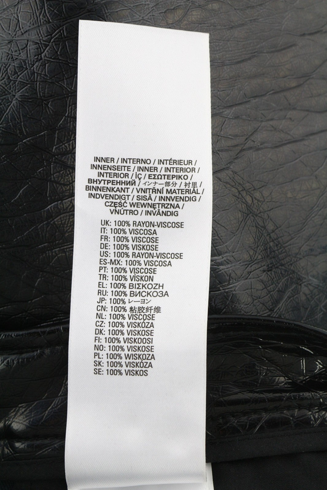 DIESEL P-Arcy Women's Trousers W26 Black Coated Slim Fit Shiny Zipper RRP225