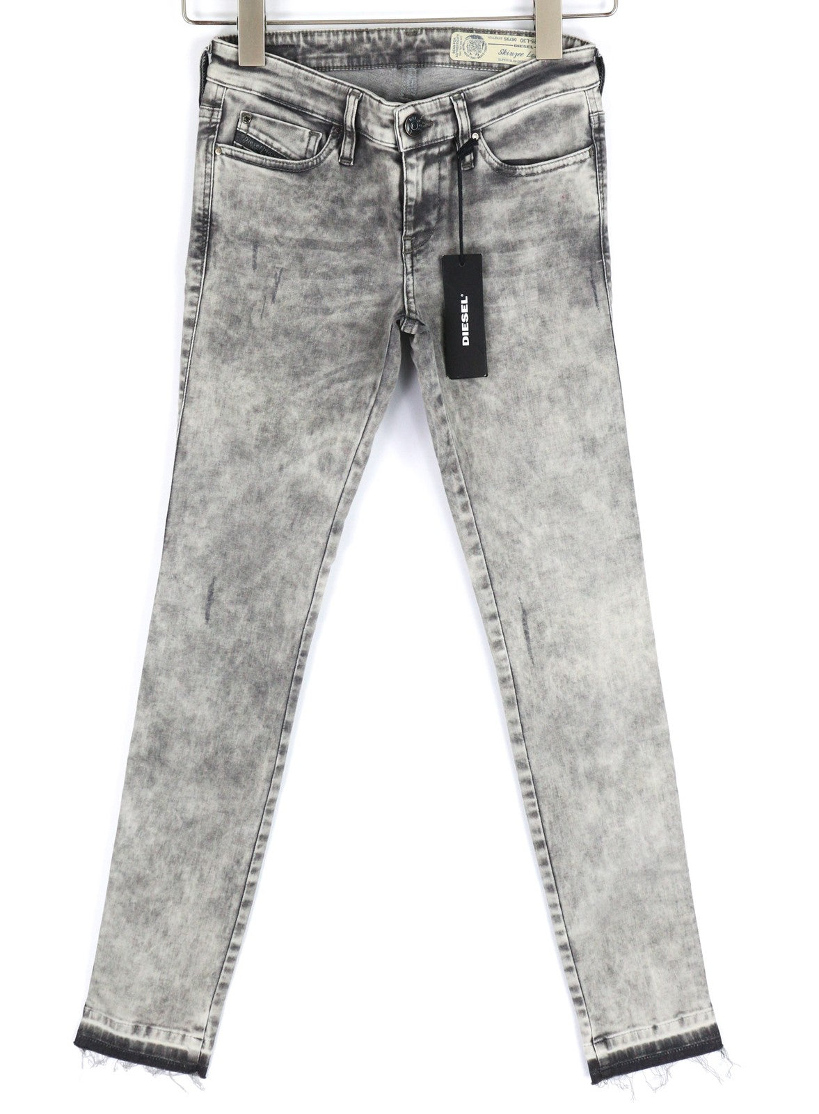 DIESEL Skinzee Low-C 0679C Women's Jeans W25/L30 Super Slim Skinny Grey
