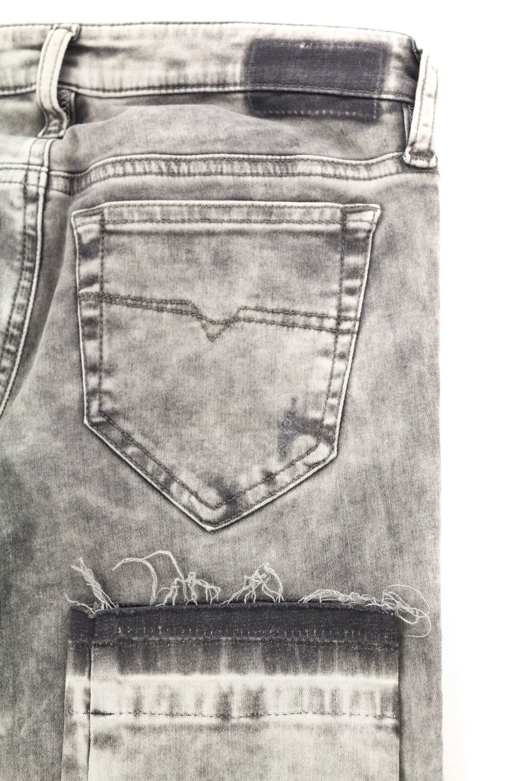 DIESEL Skinzee Low-C 0679C Women's Jeans W25/L30 Super Slim Skinny Grey