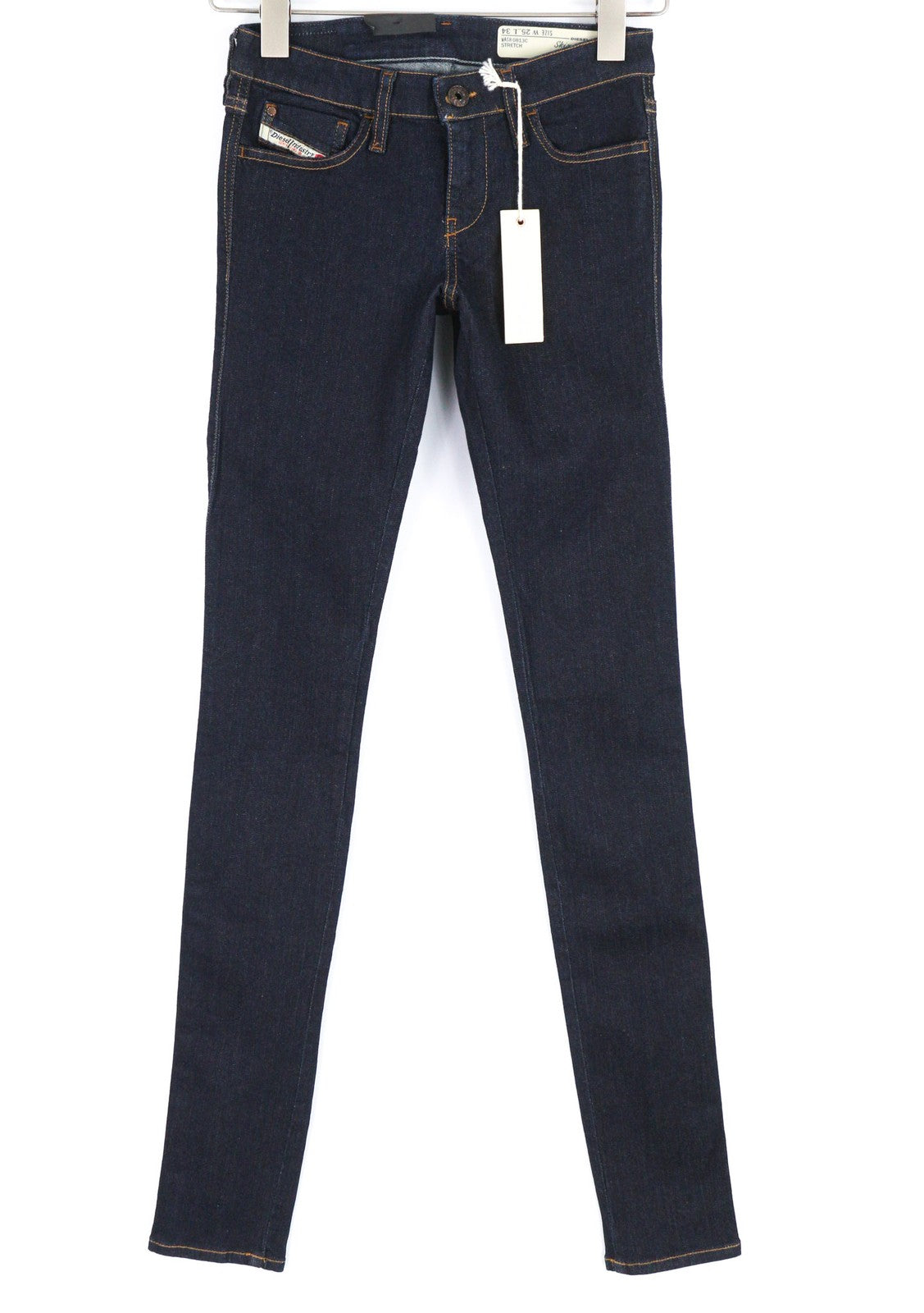 DIESEL Skinzee-Low 0813C Women's Jeans W25/L34 Super Slim Skinny Low Stretch