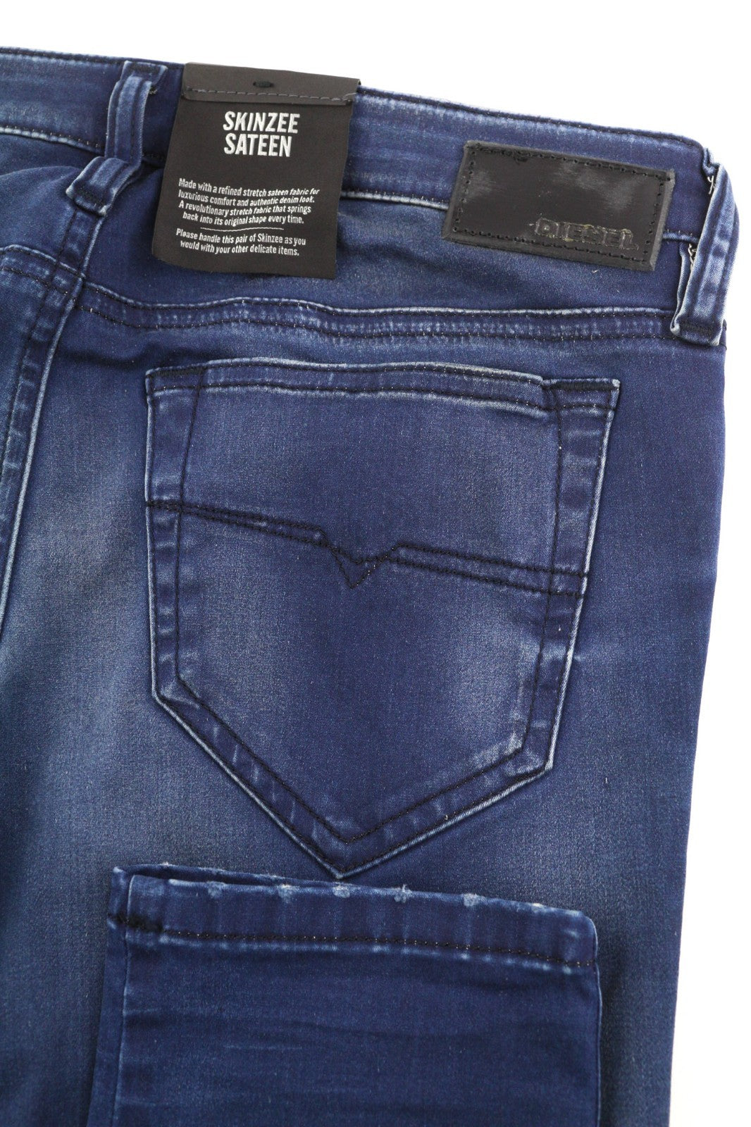 DIESEL Skinzee-Low 0667D Women's Jeans W27/L32 Super Slim Skinny Low Waist Blue